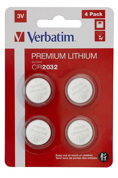Inna marka Verbatim LITHIUM Bateria CR2032 3V 4, 49533