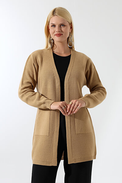 Marvine سترة تريكو نسائية مريحة بجيوب