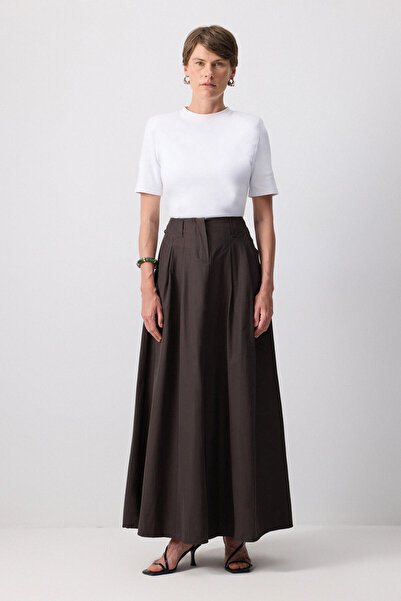 Touché Privé PLEATED A-LINE SKIRT