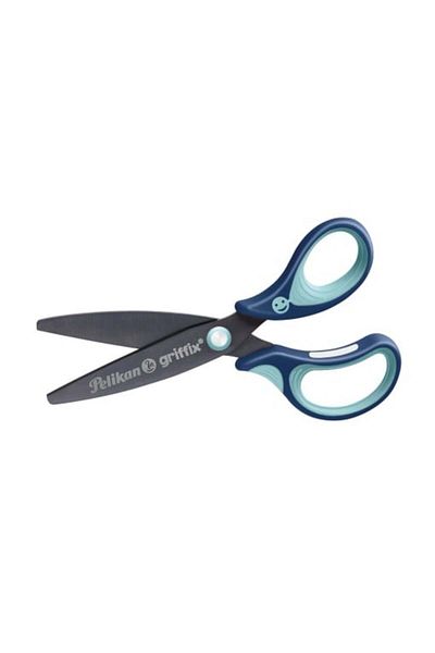 Pelikan Griffix Scissors 14 cm, Material Metal/Plastic, Color Blue, Right-Handed, Bulk