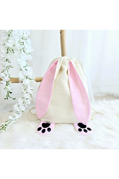 Zumi Kids Rucsacel iepuras roz