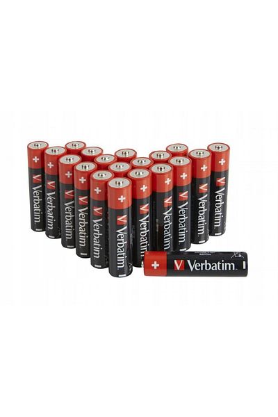 Inna marka Verbatim ALKALINE Bateria AAA 20 PACK, 49876