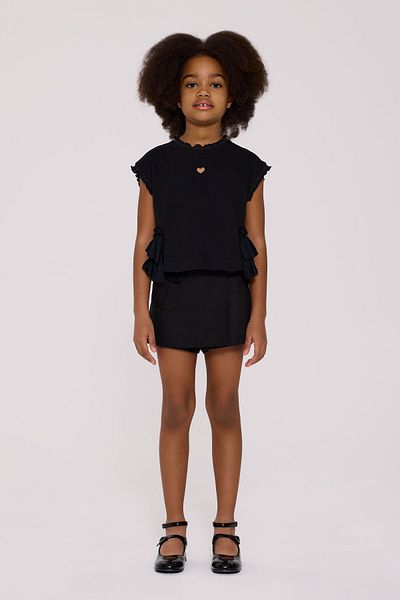 Tyess Girl Black Tshirt