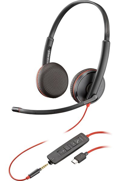 Inna marka Słuchawki HP Blackwire C3225 Stereo USB-C, 80S04AA