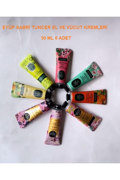 Eyüp Sabri Tuncer Eyüp Sabri̇ Tuncer Hand and Body Creams 50 ml 8 Pieces