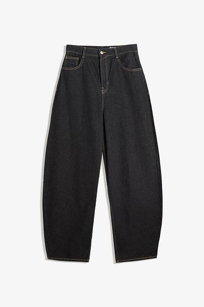 Bershka Wide-leg barrel jeans