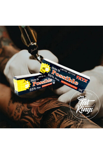 TKTX Possible Limitted Addition Black 55% - Deep and Fast Action, Painless Procedure, Tattoo Numbing