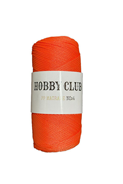 hobby club Полиестер макраме № 4 200 г 2 мм-120 Оранжев