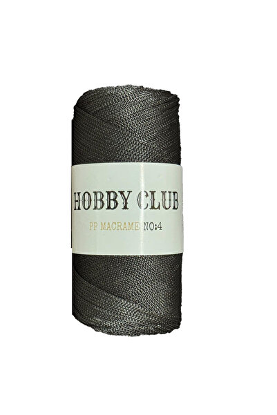 hobby club Полиестер макраме № 4 200GR 2mm-270 Черно