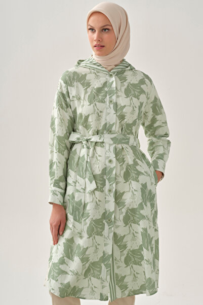 Tuğba Desenli Garnili Giy-Çık - Haki
