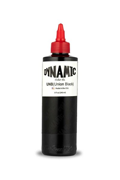 Dynamic Union Black - Siyah Tattoo Dövme Boyası - 8 oz/240ml