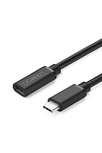 Ugreen Przedłużacz do kabla przewodu USB-C 3.1 0.5m czarny