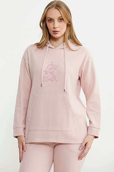 Sementa Hooded Oversize Tracksuit Set - Pink