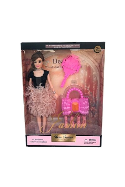 OEM Set Papusa Fashion cu accesorii din plastic, 24x33cm, Multicolor, M2