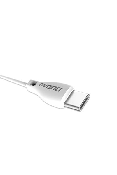 DUDAO Przewód kabel USB - USB-C 2.1A 1m biały