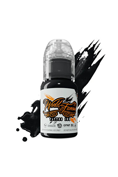 world famous Blackout - Ink Dövme Boyası - 1/2oz/15ml