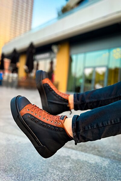 Chekich CH167 - GST Blazer Erkek Bot SIYAH/TABA