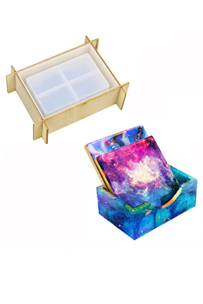 GLANCE Epoksi Silikon Kalıp - Bölmeli Kutu 104x71mm 427