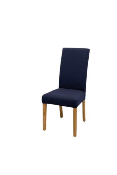 JOJO HOME Set 6 huse pentru scaune, Jojo Home, Uni, Catifea Elastica, Bleumarin