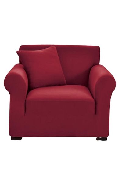 OEM Elastic Armchair Cover, Uni, 90x140cm, Red Bordeaux