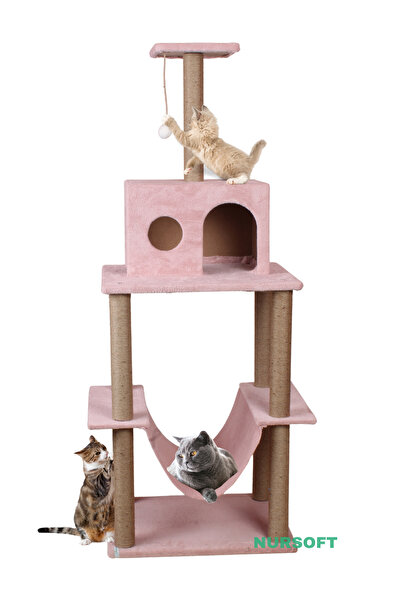 Nursoft Zooplus Tower XXL Cat Scratching and Playing House Platform