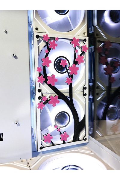 Caseybox Sakura 120x240 mm Oyun Pc Aksesuarı, Masaüstü Bilgisayar Fan Kapağı ...