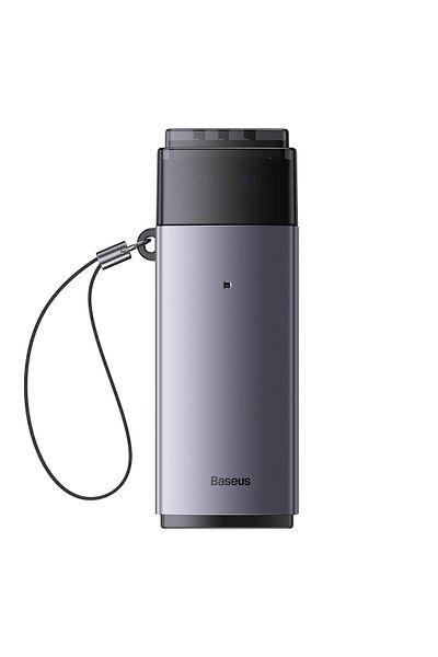 Baseus Adaptor cititor carduri USB SD/TF seria Lite, gri