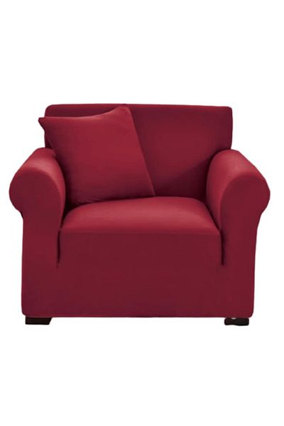 OEM Elastic Armchair Cover, Uni, 90x140cm, Red Bordeaux