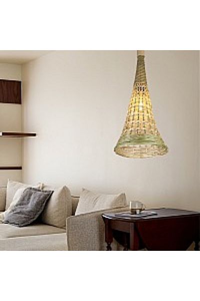 Hummer Hanging Single Straw Light E27 Diameter 25 cm