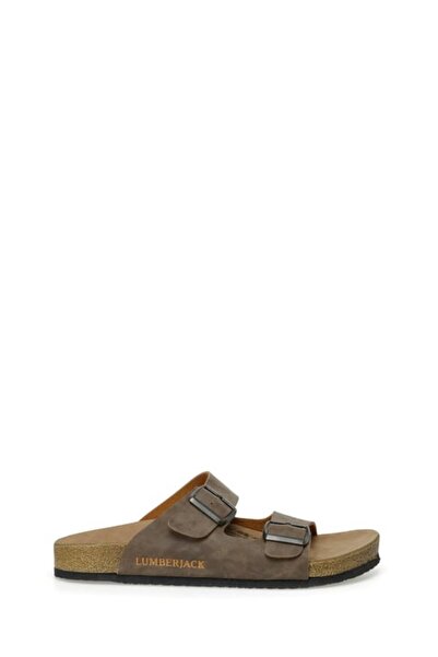 lumberjack Mendy Nu 2 Buckle Side Written Nubuck Slippers