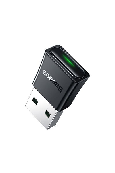 Baseus Adaptor conector transmițător receptor Bluetooth 5.3 USB rază de acțiune 20m negru