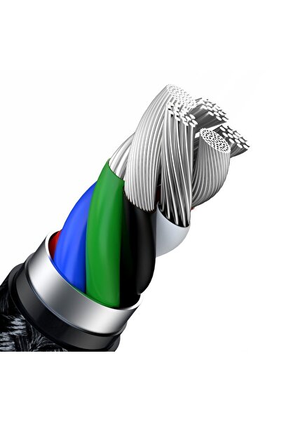 Baseus Przewód kabel iPhone USB-C - Lightning Cafule Metal Data Power Delivery 20W 1m - czarny