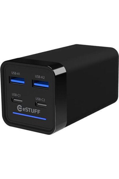 Inna marka Încărcător multiport eSTUFF PD65W 2x USB-C + 2x USB-A, ES635200