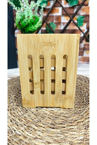 SOSYETE HOME41 BAMBU SET ÜZERİ KAŞIK ORGANİZERİ KAŞIKLIK, KEPÇELİK