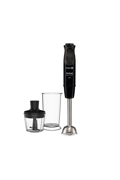 TEFAL Mixer vertical OptiChef 2 în 1 HB641838, 800 W, 10 viteze, tocător 500 ml, negru