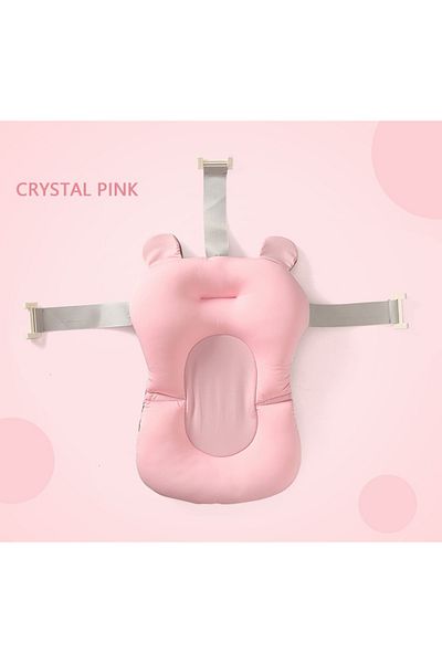 Little Mom Hamac de baie pentru copii, Little Mom, design ergonomic cu fixare pe cadita in clipsuri laterale, m