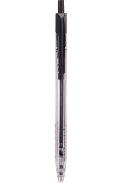 Deli RETRACTABLE SMOOTH BALL POINT PEN .7 MM BK(1 X 12) ARROW