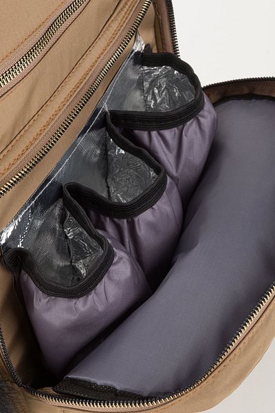 Halk Sepeti Disanuva Arya Bondit Lightweight Fabric Mother Baby Care Bag with Thermos Bottle Pockets Stroller Strap
