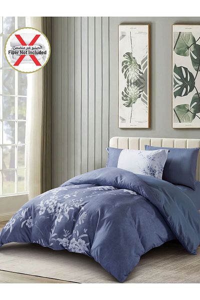 Donetella 4-piece Duvet Cover Set, Queen Size 200 X 230cm, Microfiber, (WITHOUT FILLER)