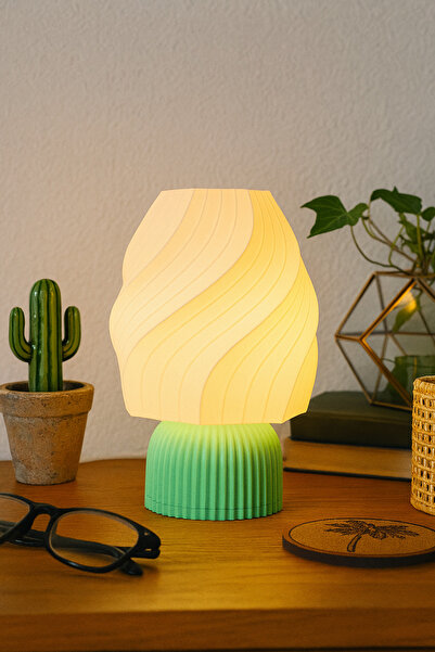 NOVATECH İNOVASYON ICE CREAM LAMP Masa Lambası Aydınlatma Dekoratif Abajur Ev...