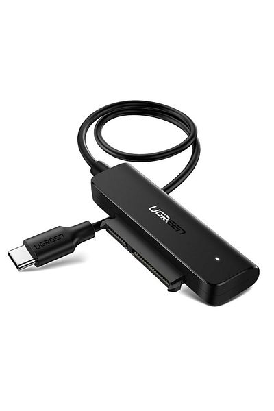 Ugreen Adaptor SATA III 3.0 la USB-C HDD SSD de 2,5'' - Negru
