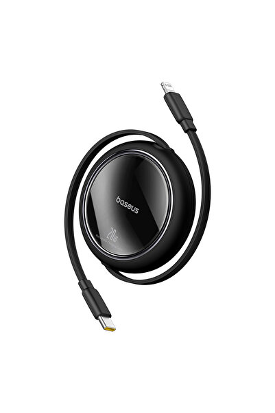Baseus Kabel przewód zwijany Free2Pull USB-C - iPhone Lightning 20W 1m - czarny