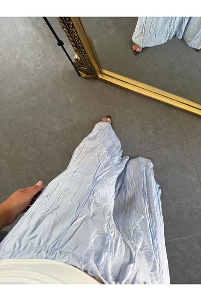 BÜŞRA PERKER Relaxed Cut Pleated Trousers
