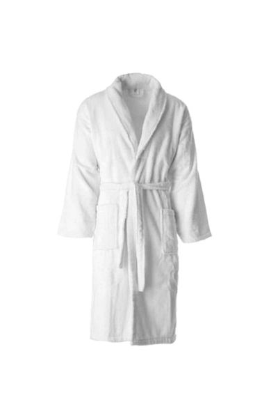 OEM Halat de baie, Unisex, Bumbac, Alb, XL