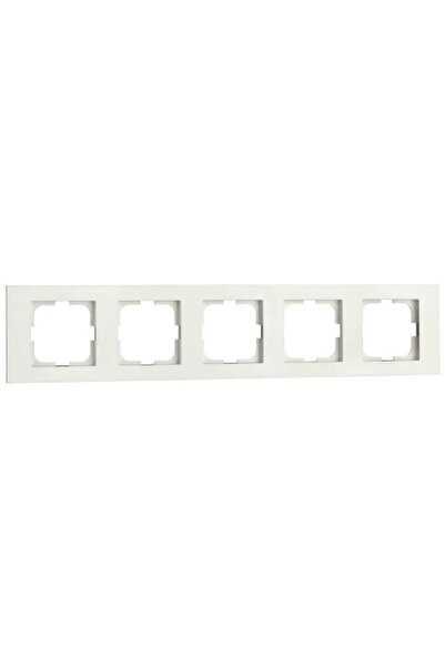 Huzur Elektrik Ovivo Grano Λευκό Πενταμελές Πλαίσιο