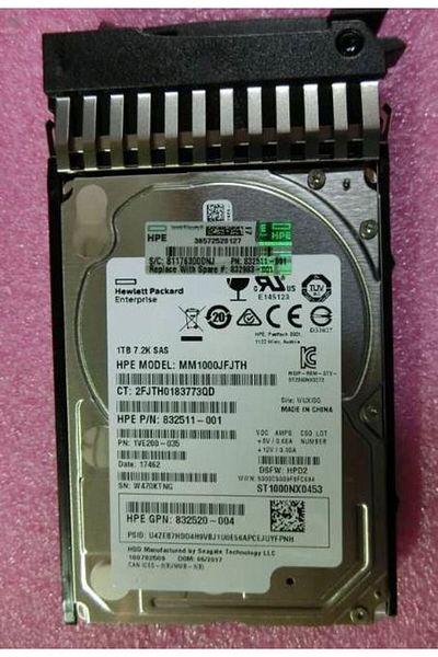 Inna marka HP Enterprise 1TB 12G SAS MDL 7.2K SFF, 832983-001