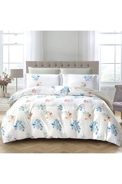 Donetella 4-piece Duvet Cover Set, Queen Size 200 X 230cm, Microfiber, (WITHOUT FILLER)
