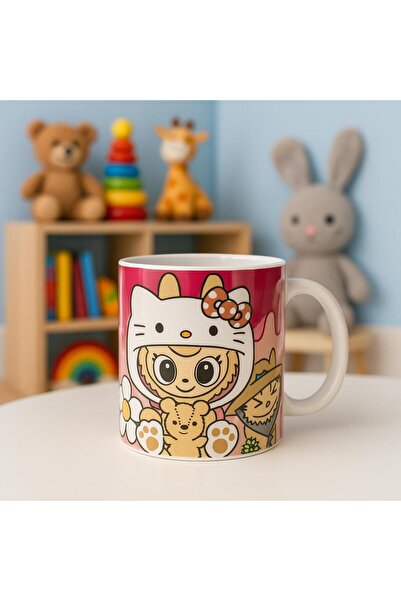 Kitchen Line Pumpkin Patterned Ceramic Mug Set of 2