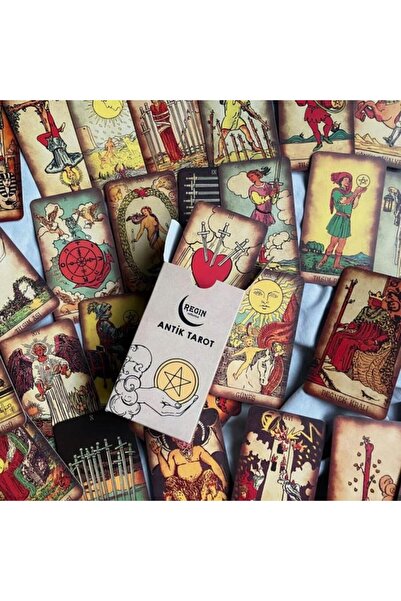 Attach 78 Kartlı Regin Antik Tarot Destesi