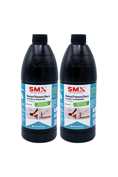 SMX Banyo-Fayans-Derz-Armatür ve Duşakabin Temizleyici 750 Ml. 2 Adet